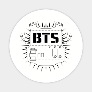 Raglan BTS logo Magnet